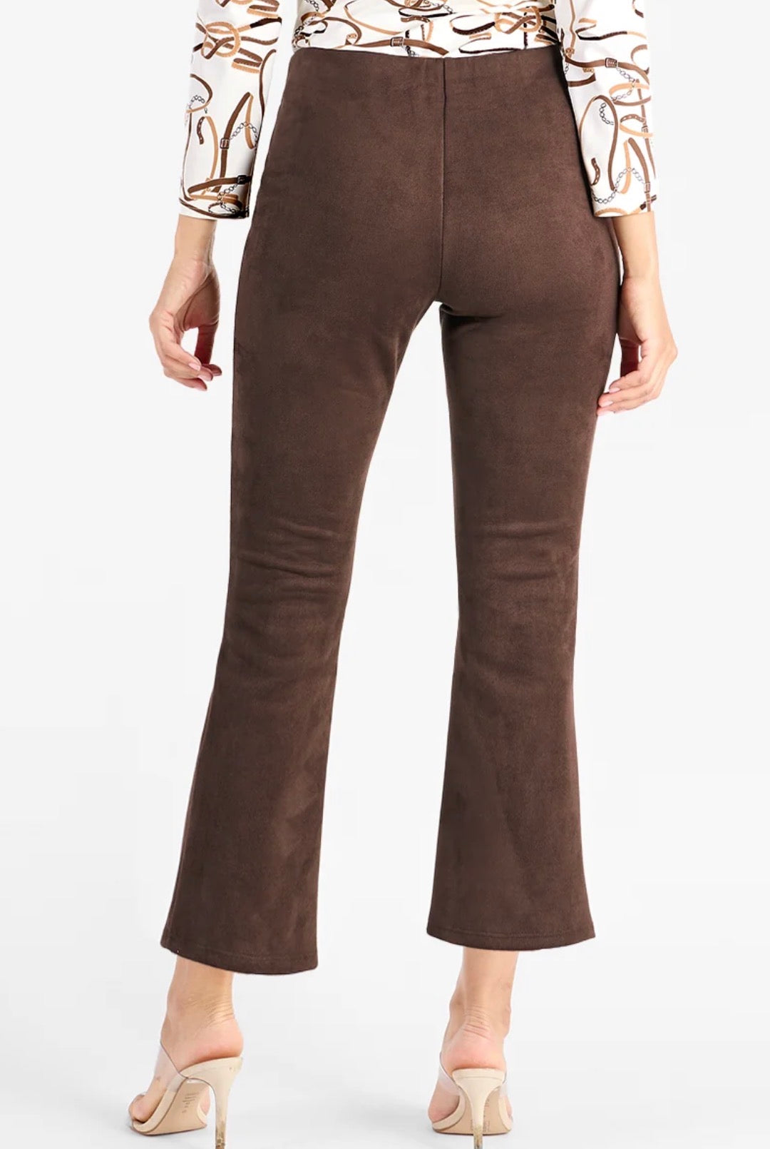 Grayson Pant Faux Suede Espresso