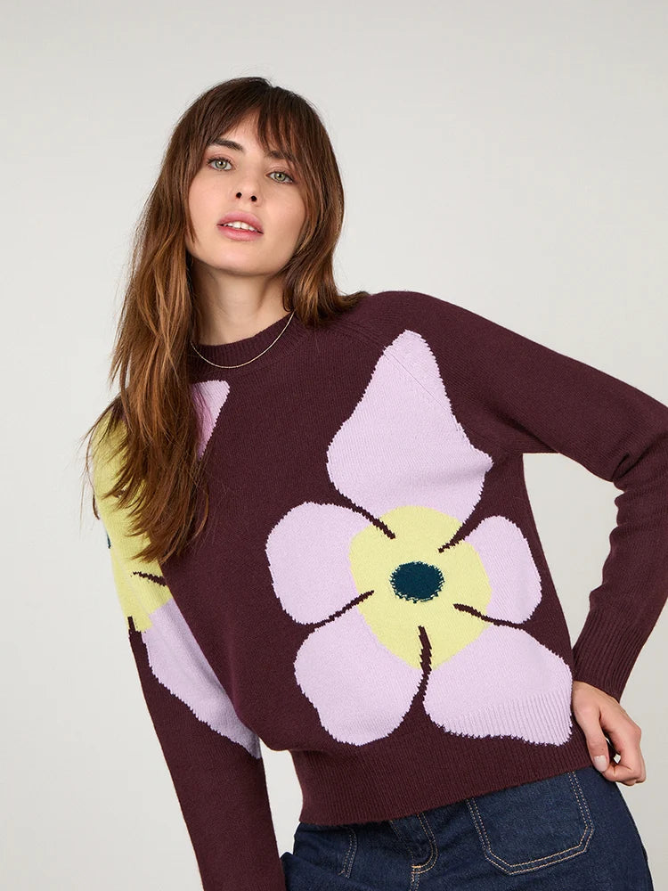 Jalyn Espresso Cashmere Sweater