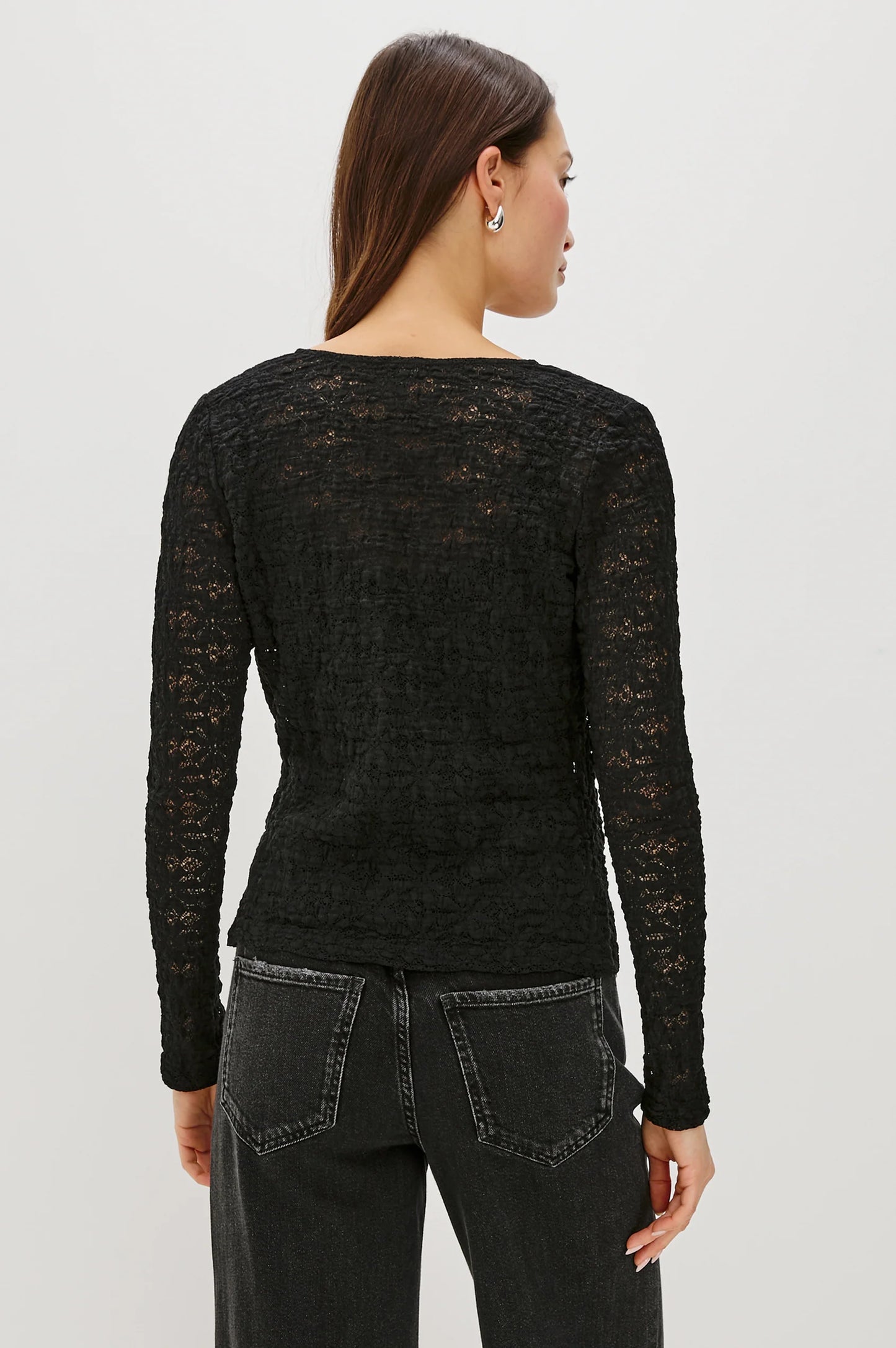 Black Lace Cardigan