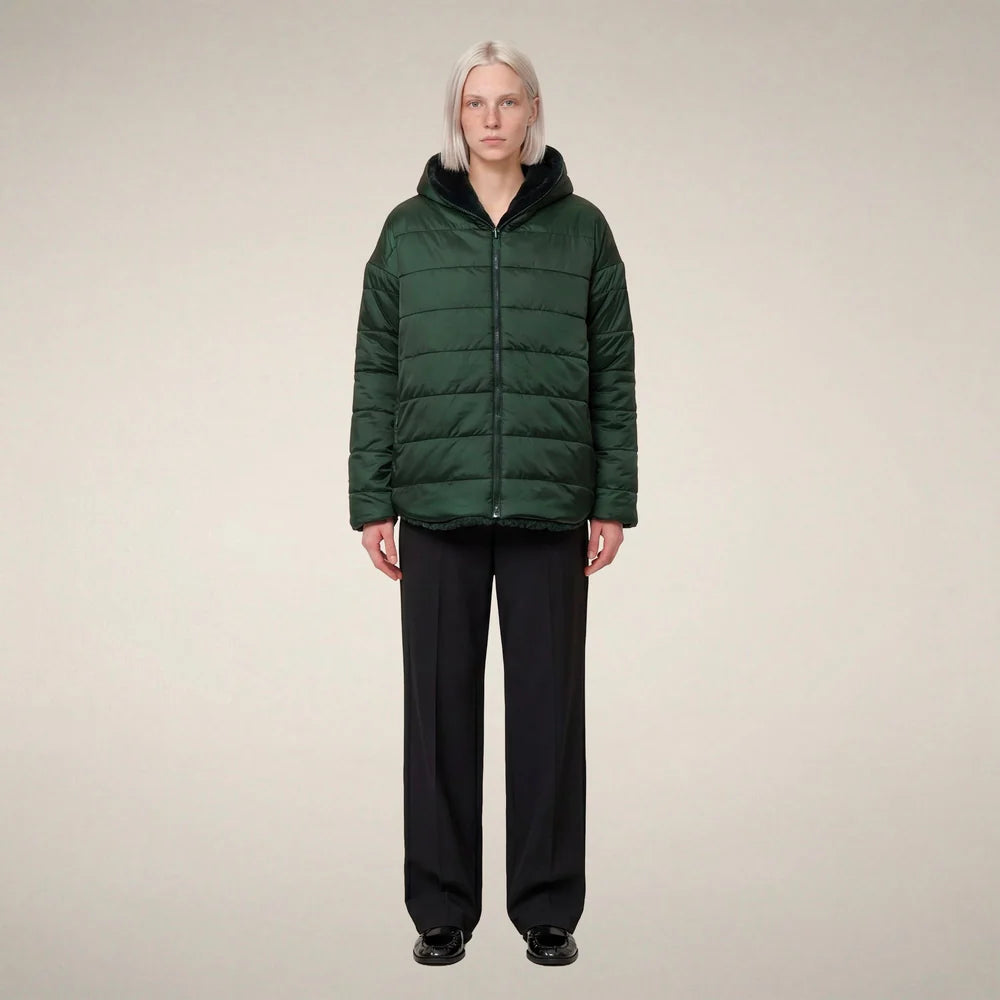 Reversible Faux Fur Jacket
