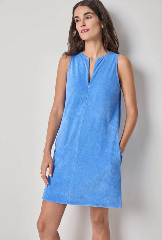 Ultramarine Terry Zip Dress