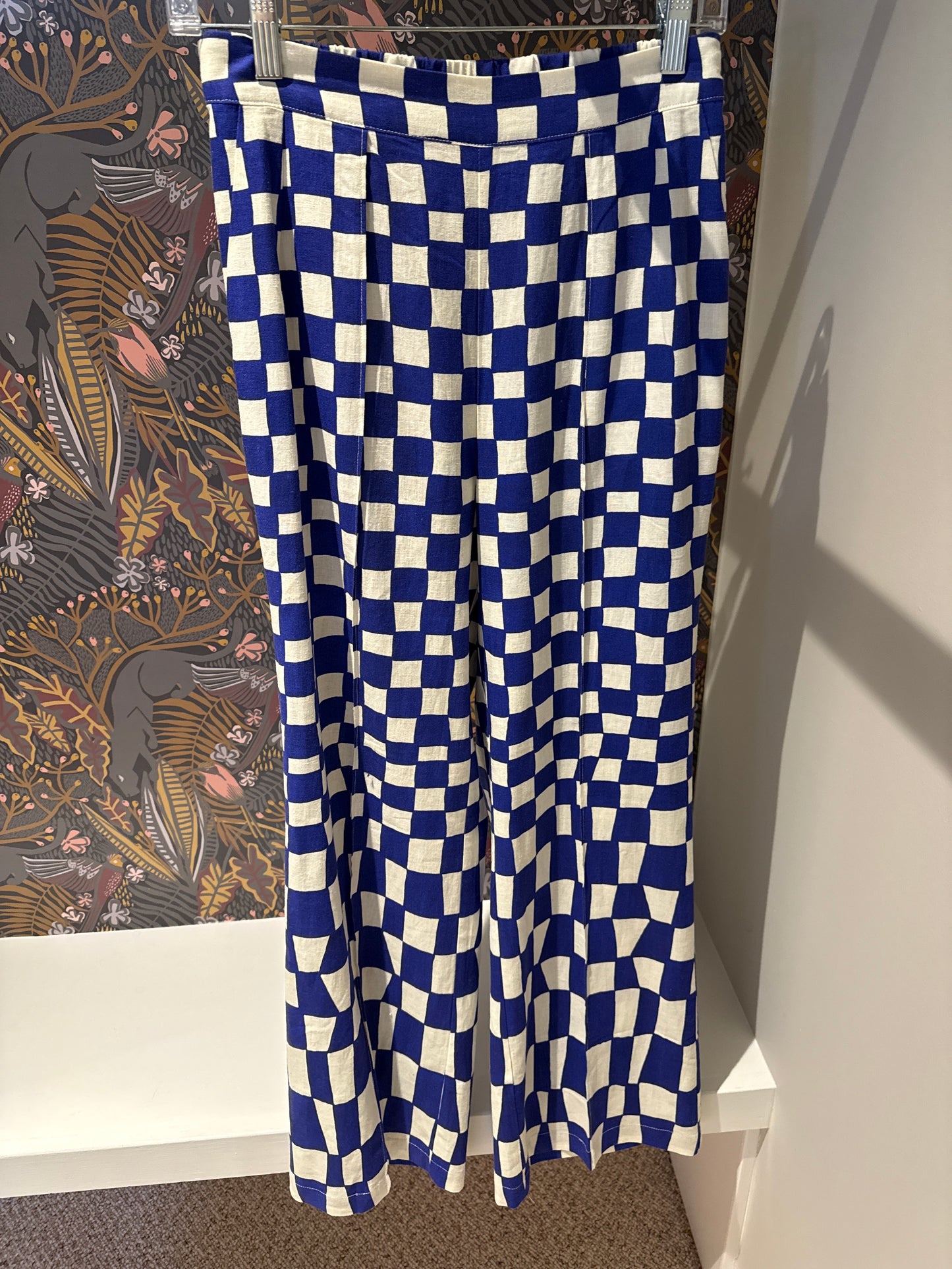 Blue Checked Pant