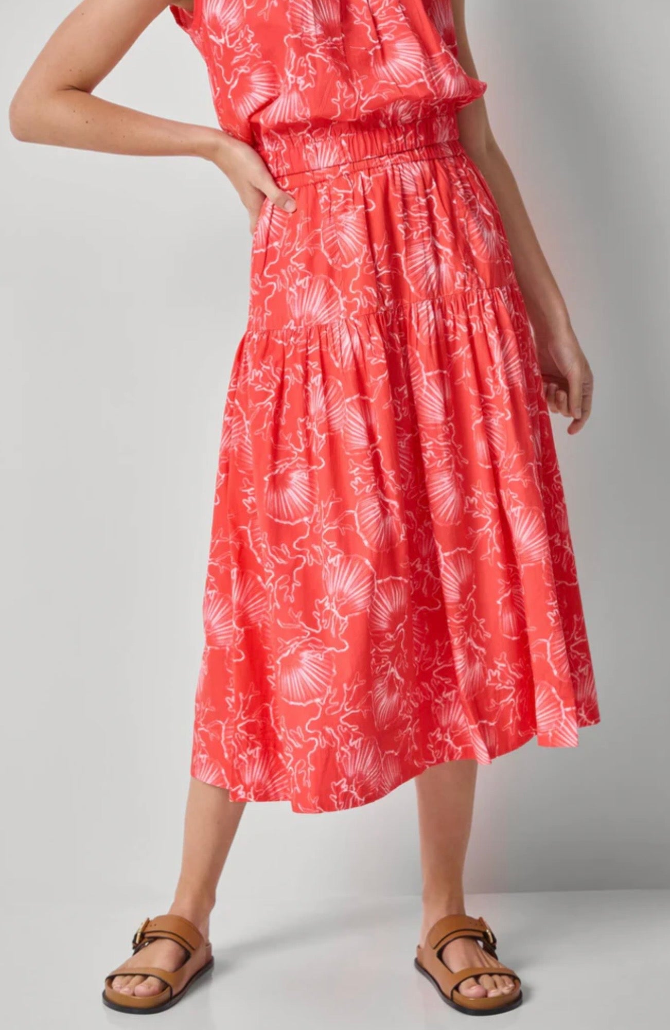 Poplin Yoke Skirt