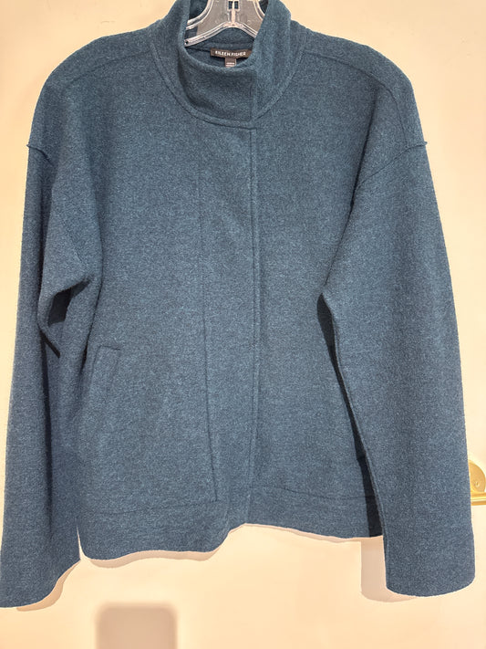 Stand Collar Jacket With Pockets