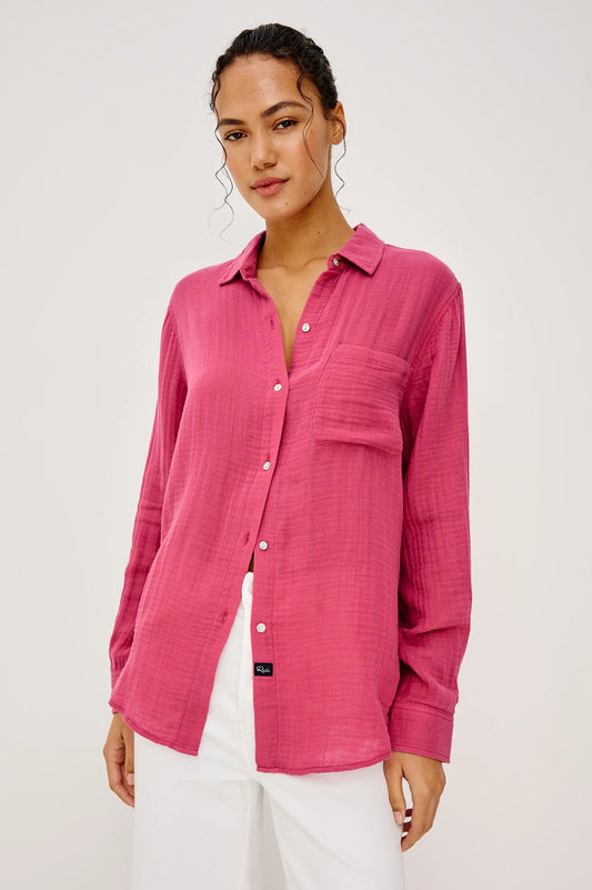 Ellis Shirt Dark Rose
