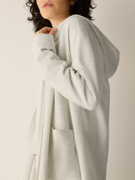 Wool Hooded Cardigan