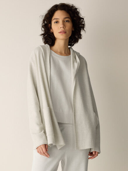 Wool Hooded Cardigan