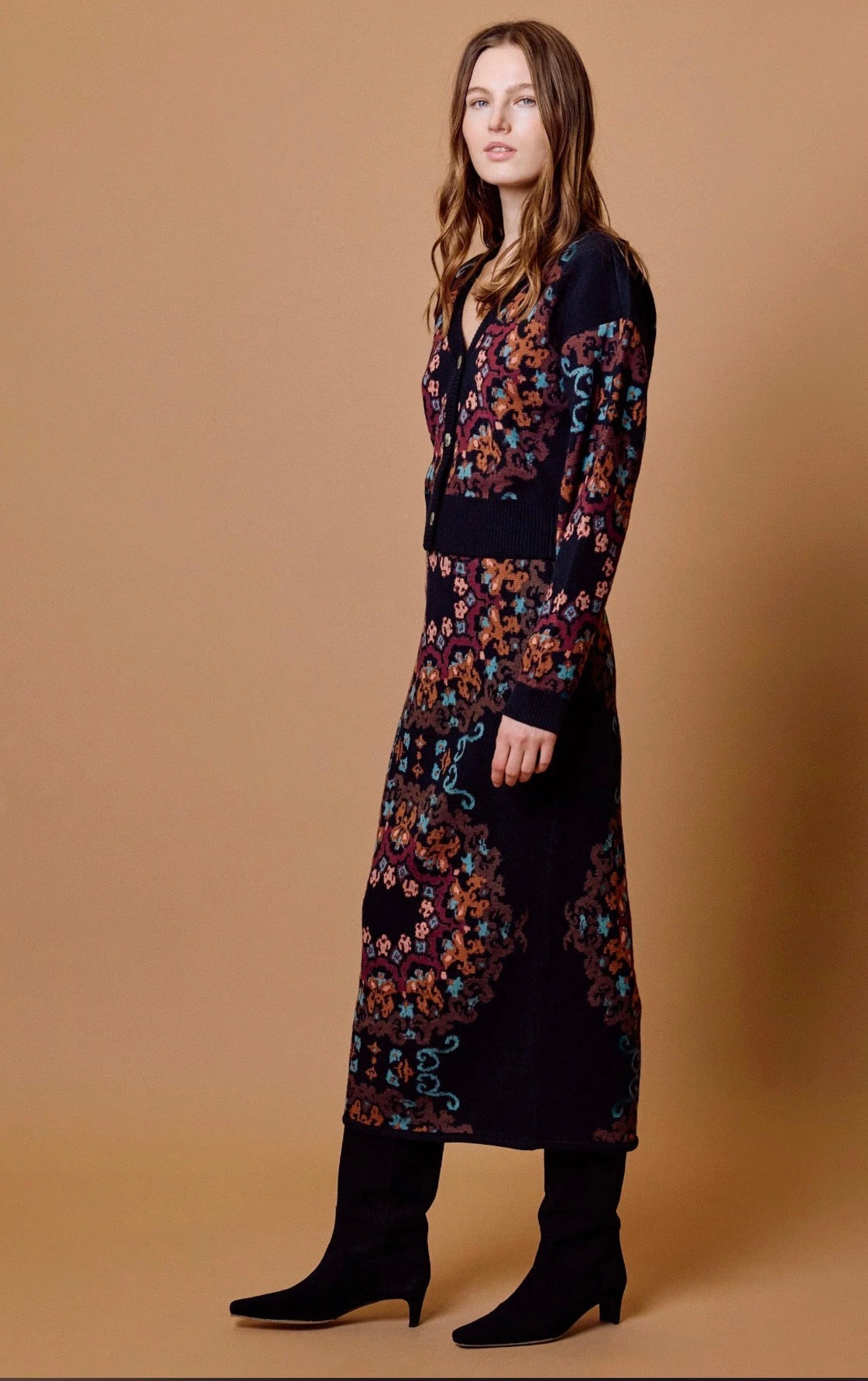 Daphne Skirt Venezia Ebony