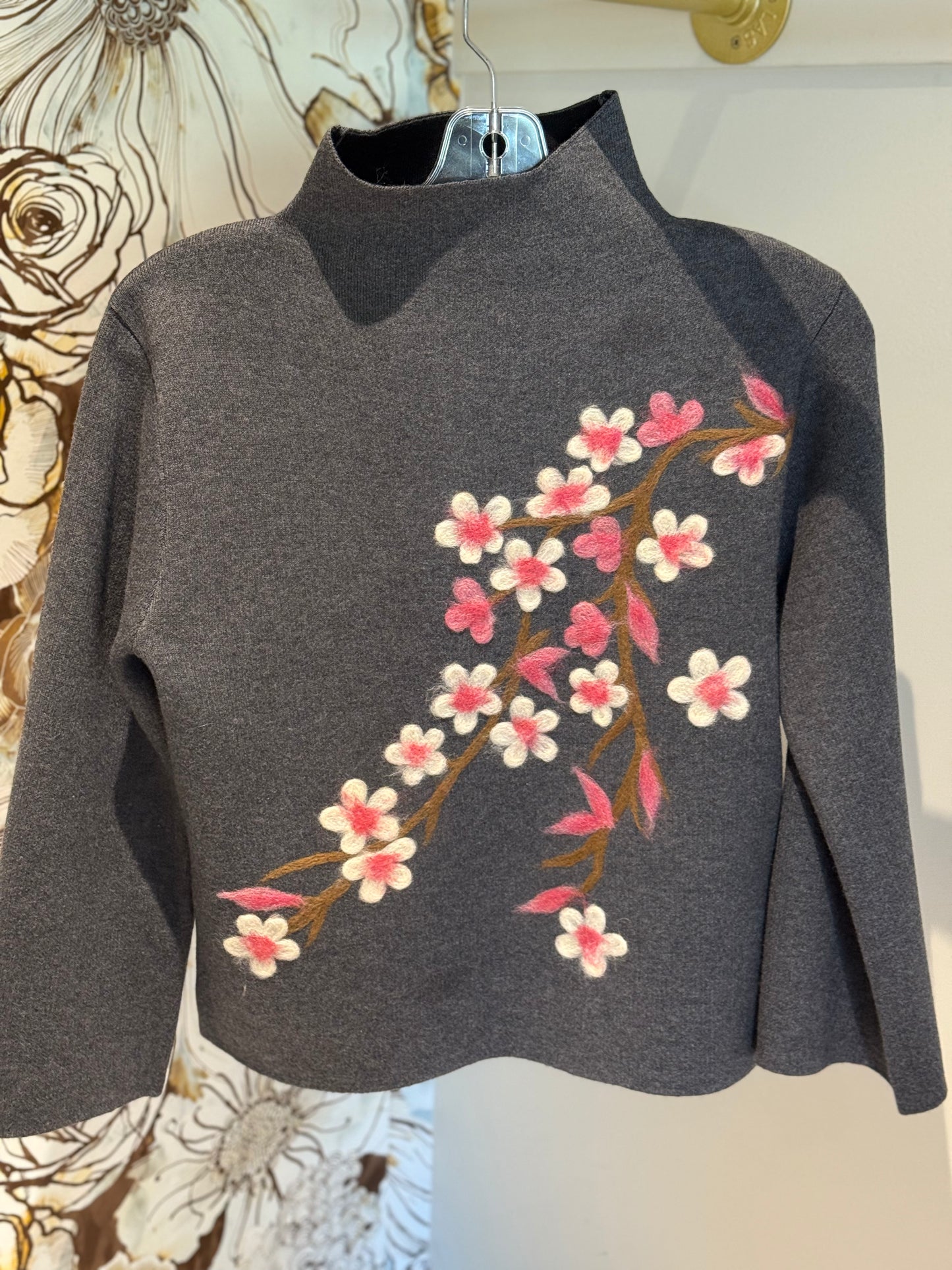 Blossom Mock Neck Sweater