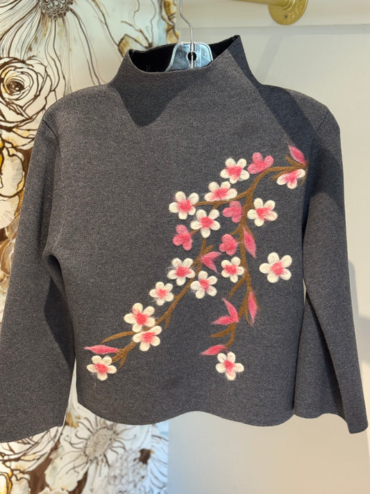Blossom Mock Neck Sweater