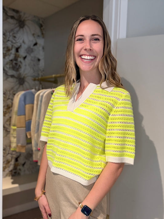 Suzie Stitch Polo Tee