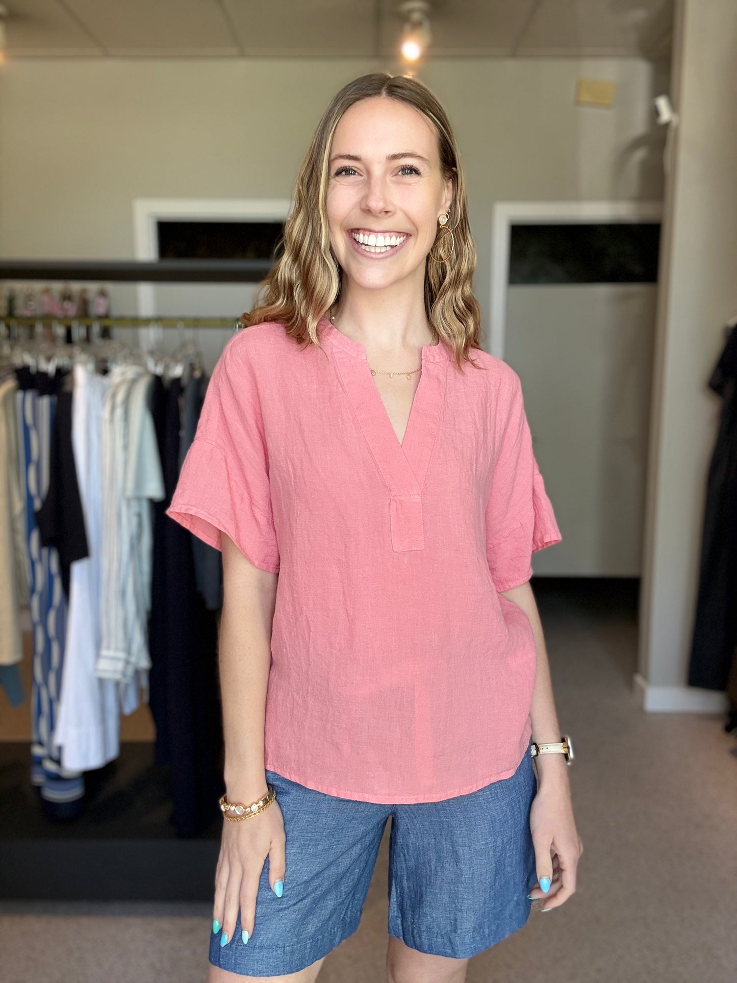 Brinnie Blouse Peach Blossom