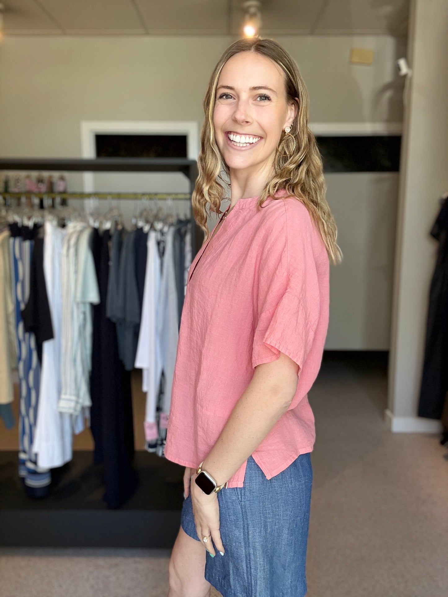Brinnie Blouse Peach Blossom