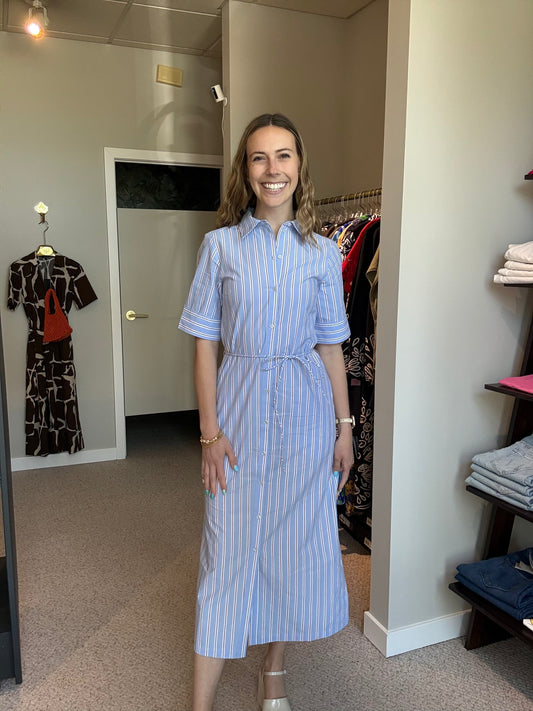 Bevera Striped Dress