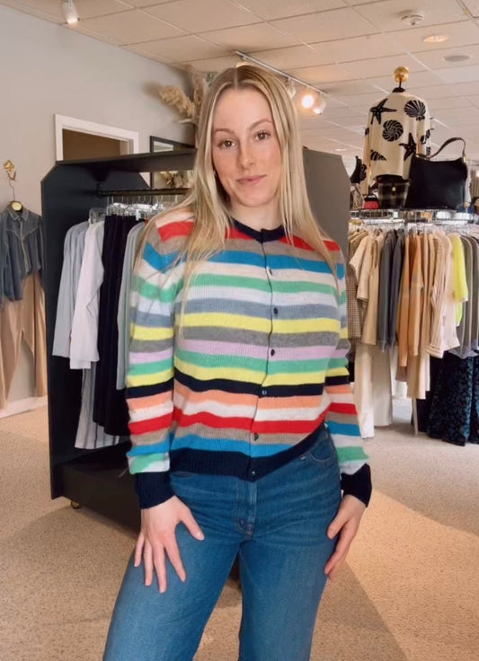 Multi Stripe Cardigan