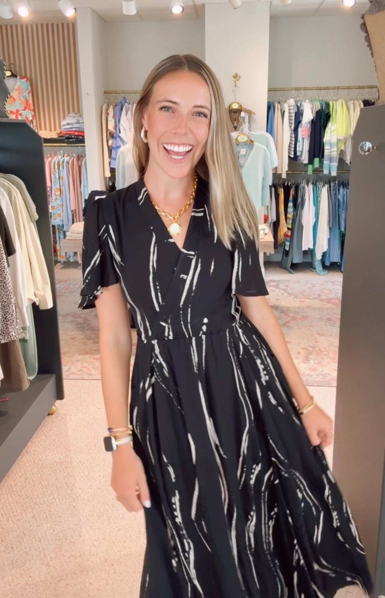 La Vie Flutter Dress