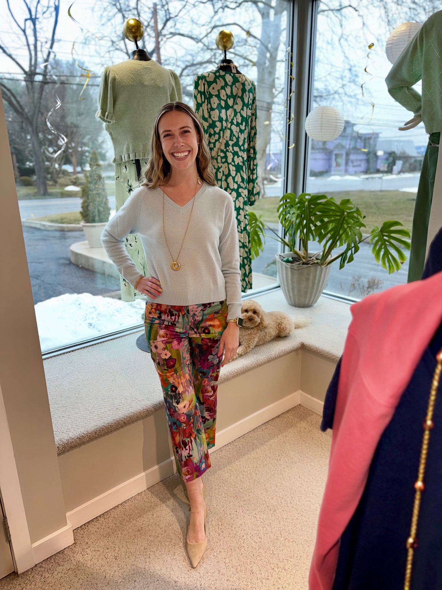 Floral Crop Pant