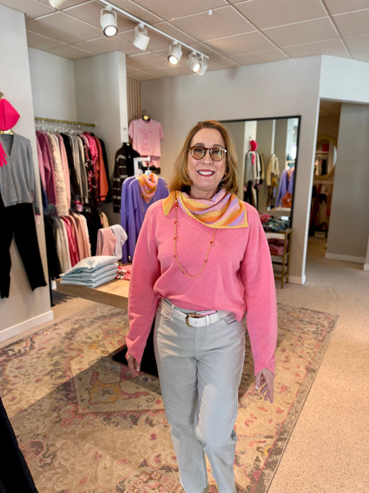 Mini V Blushy Sweater