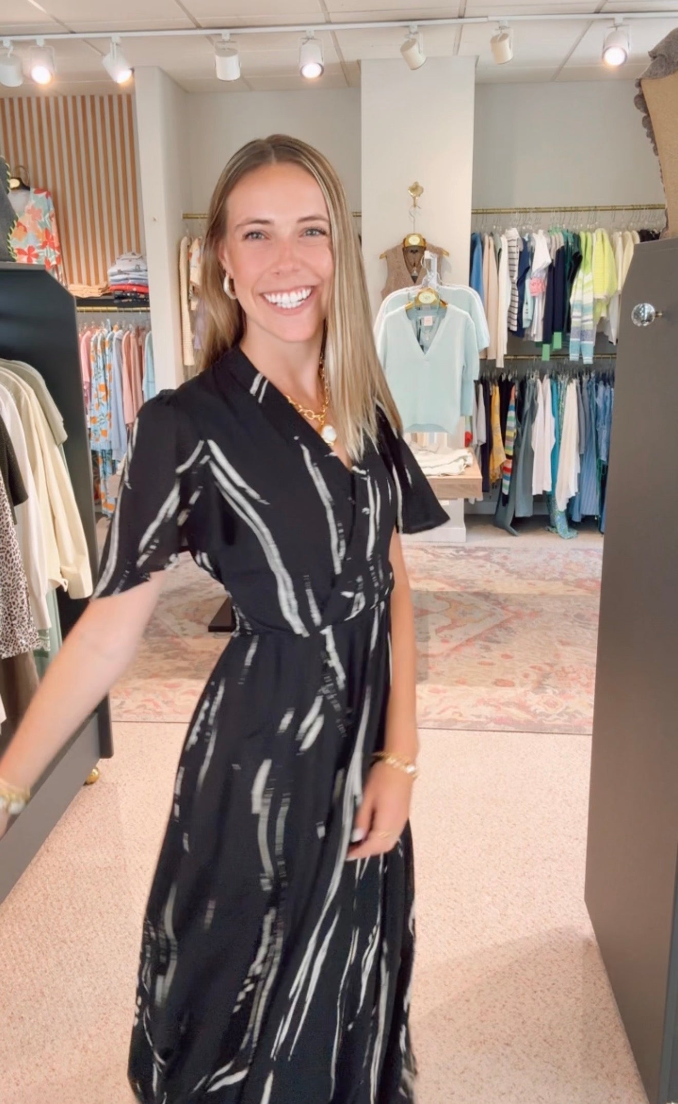 La Vie Flutter Dress