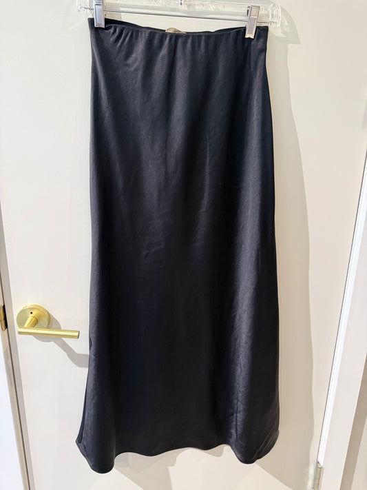 Satin Bias Maxi Skirt