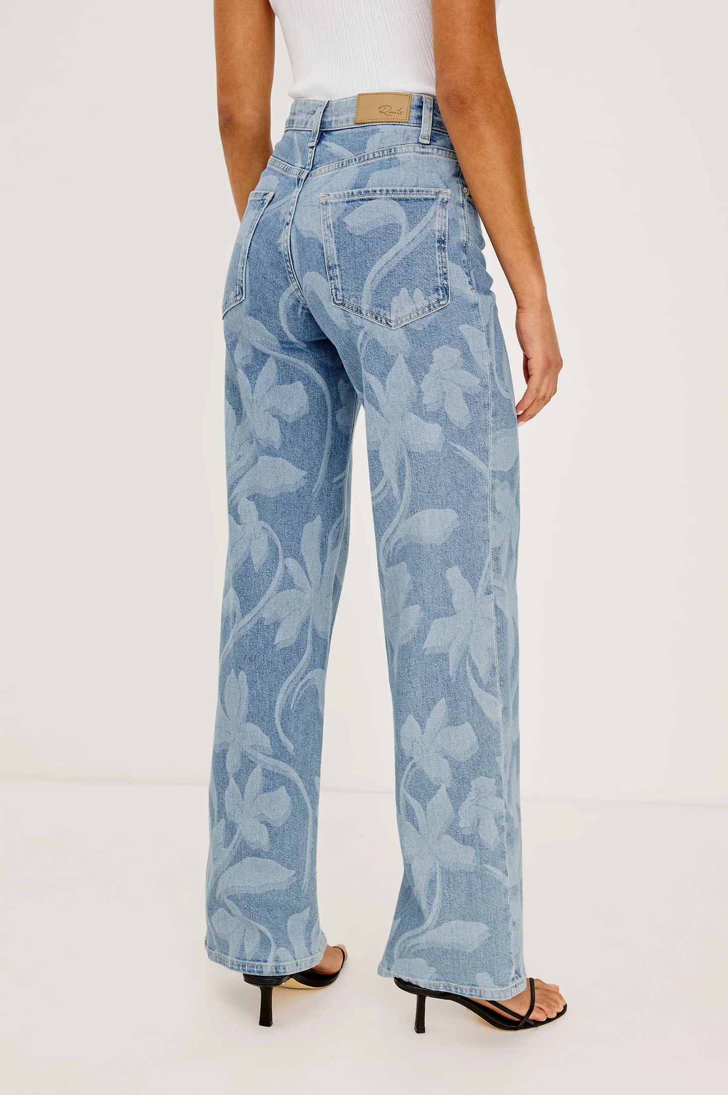 Floral Lazer Denim
