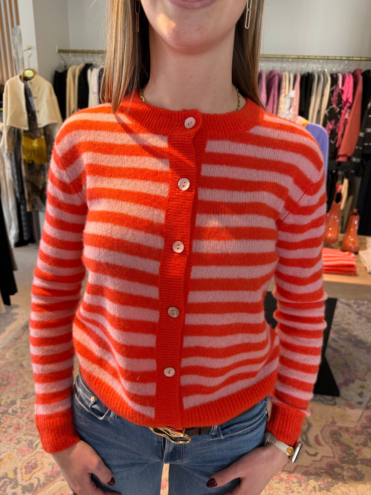 Candy Stripe Cardigan