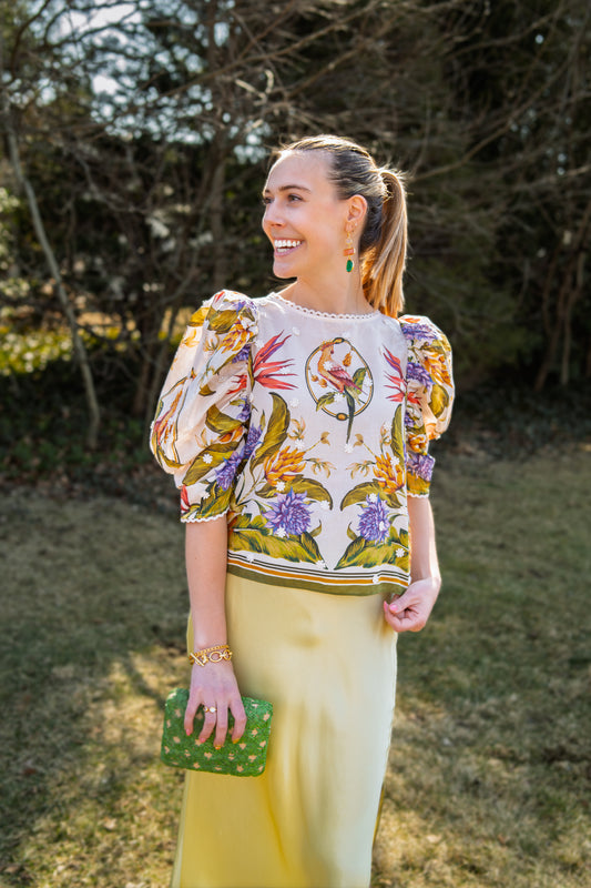 Sand Tropical Blouse