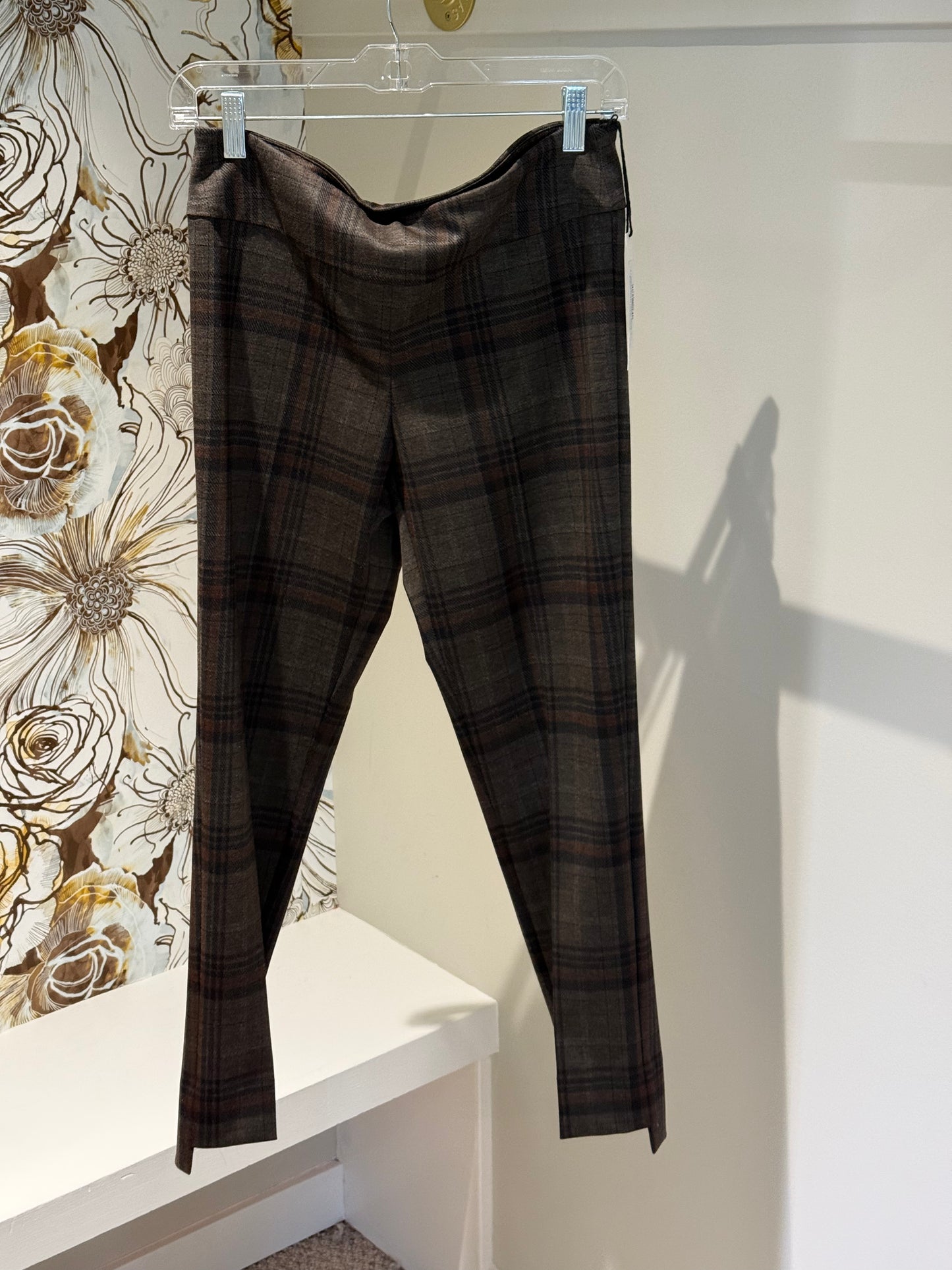Plaid Stem Hem Ankle