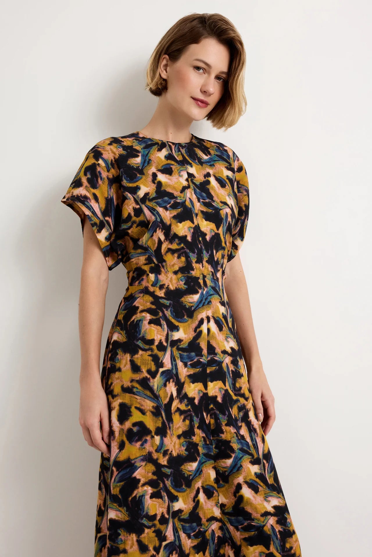Kamari Flutter Sleeve Dress