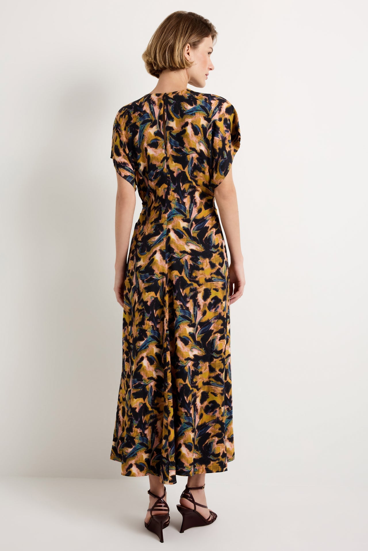 Kamari Flutter Sleeve Dress
