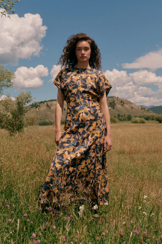 Kamari Flutter Sleeve Dress