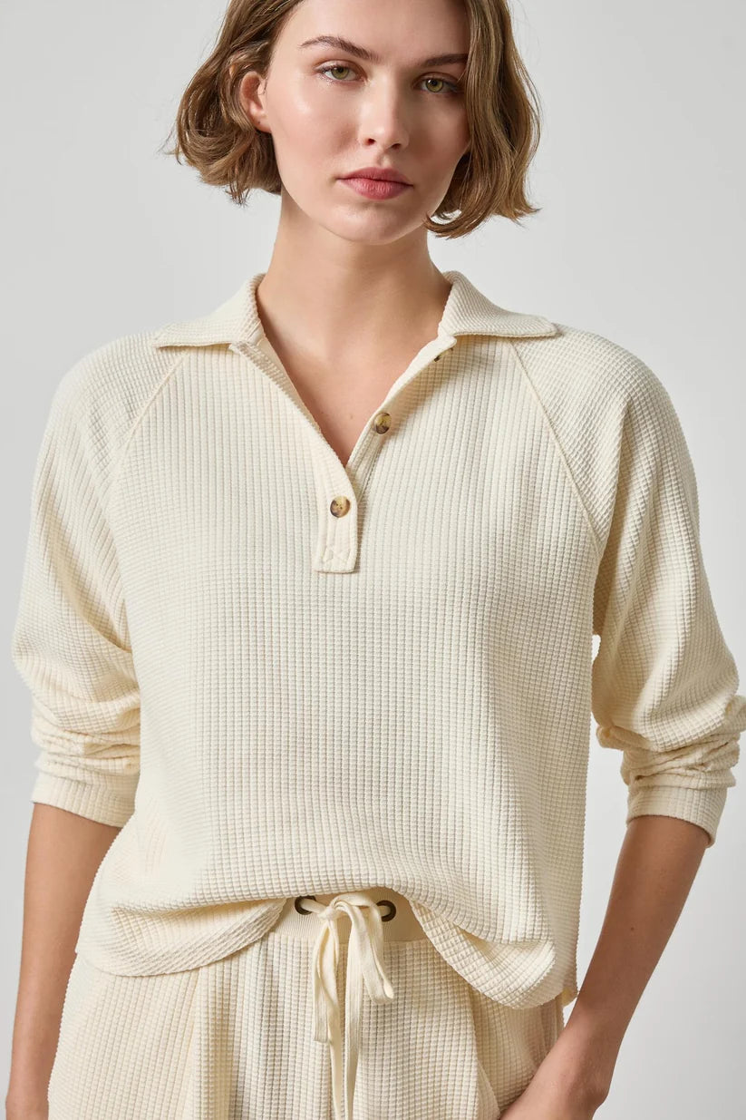 Raglan Polo Top