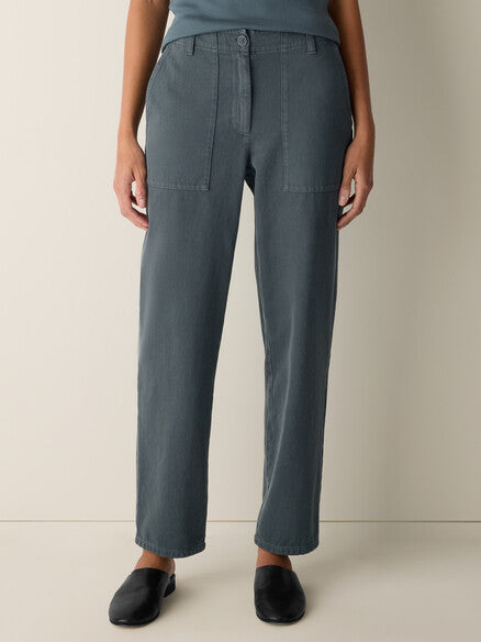 Utility Cotton Tapered Pant