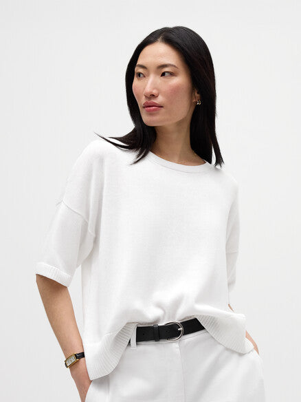 Elbow-Sleeve Top