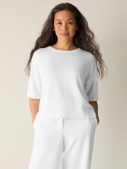 Elbow-Sleeve Top