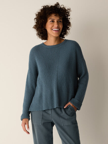 Peruvian Cotton Cloud Crew Neck Top