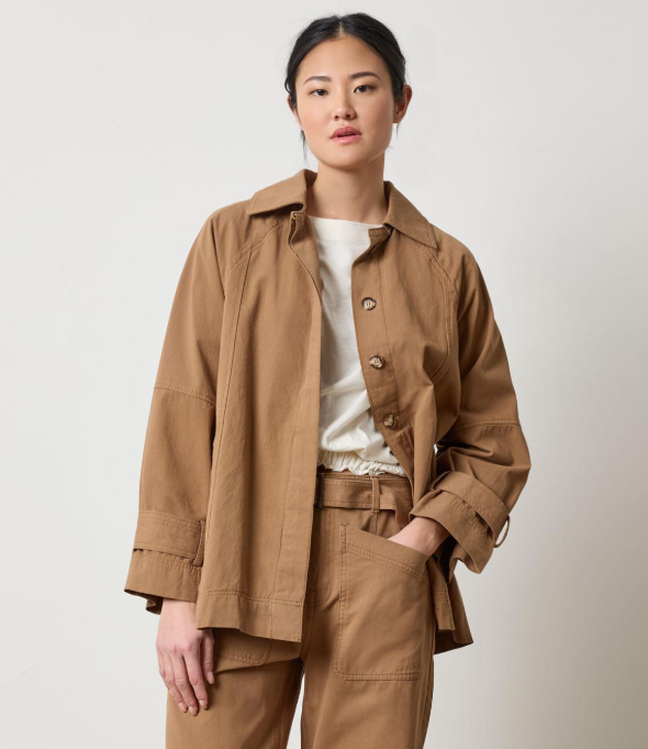 Collar Twill Jacket