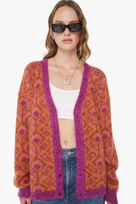 Birds Of Paradise Reversible Cardigan