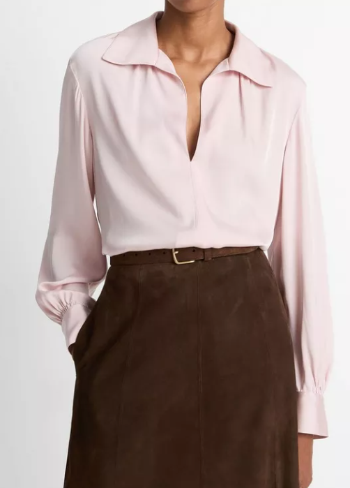 Silk Pink Blouse