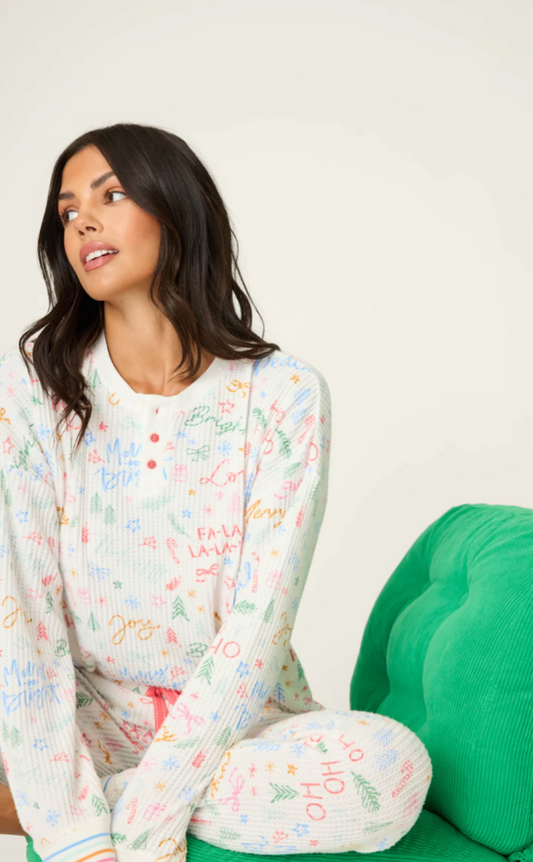 Ski Jammie Classics Fa La La PJ Set