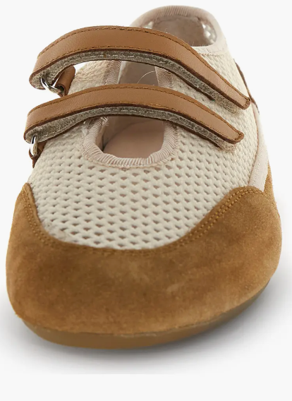 Daliah Mesh Suede Flat