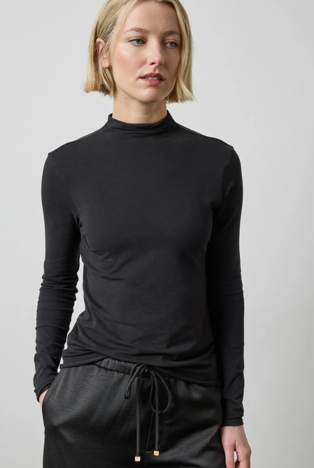 Long Sleeve Funnel Neck