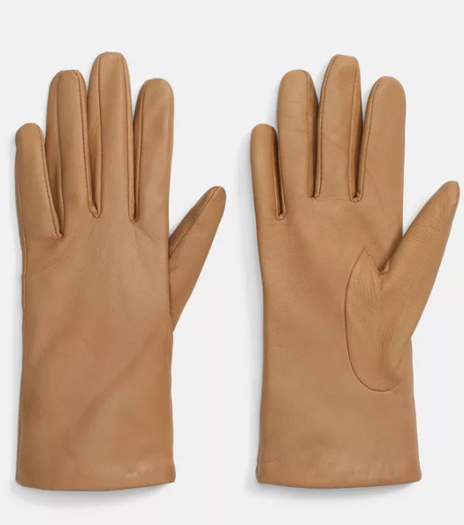 Cashmere-Lined Short Leather Glove