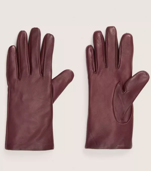 Cashmere-Lined Short Leather Glove