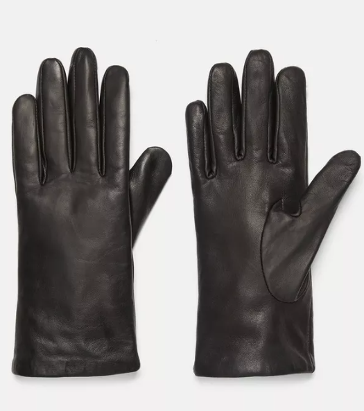 Cashmere-Lined Short Leather Glove
