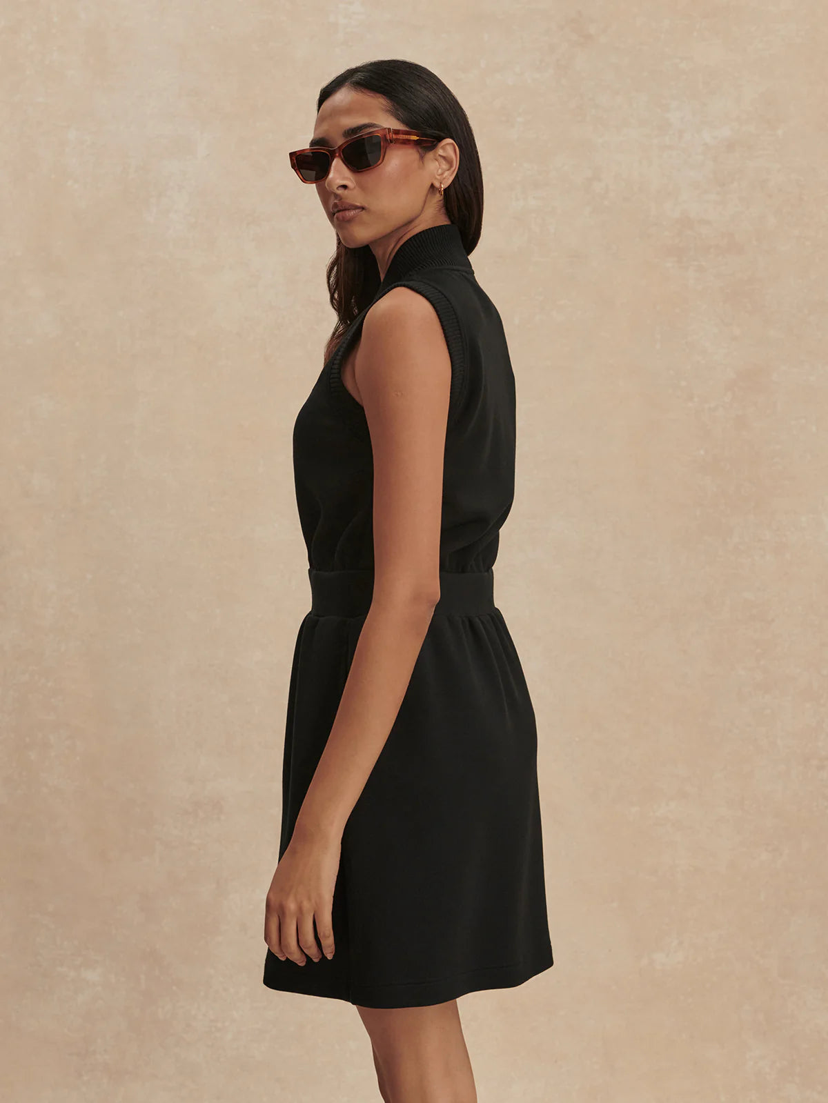 Polyanna Half-Zip Dress