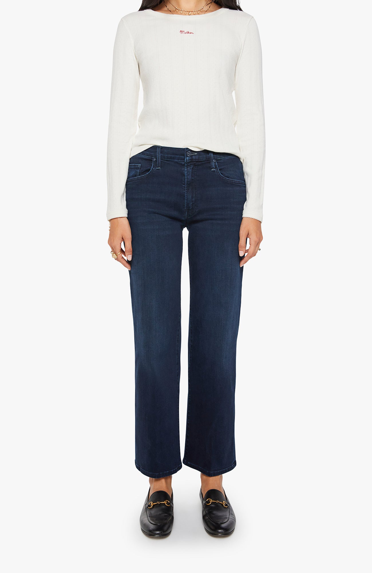 The Mid-Rise Rambler Zip Ankle Jeans