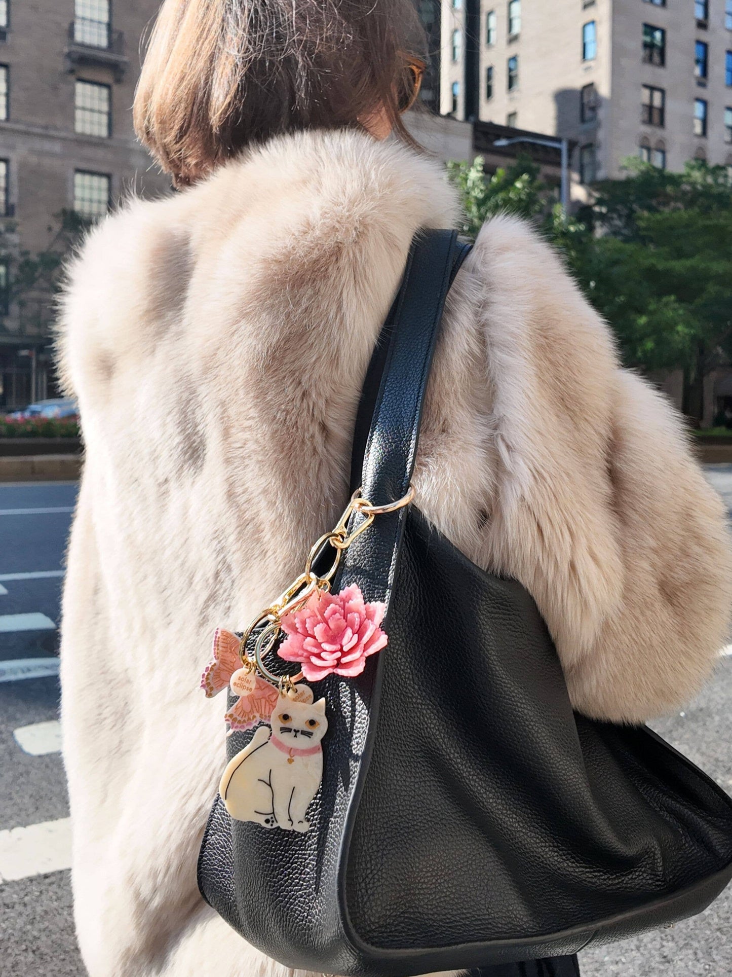 Cat Bag Charm + Keychain