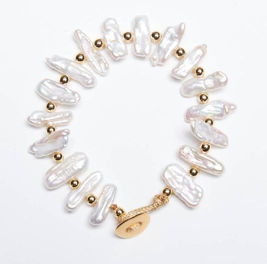 Boho Pearl Bracelet