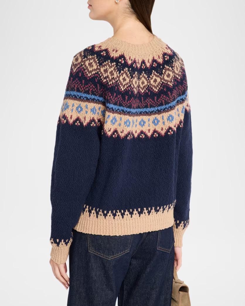Chunky Fair Isle Crewneck